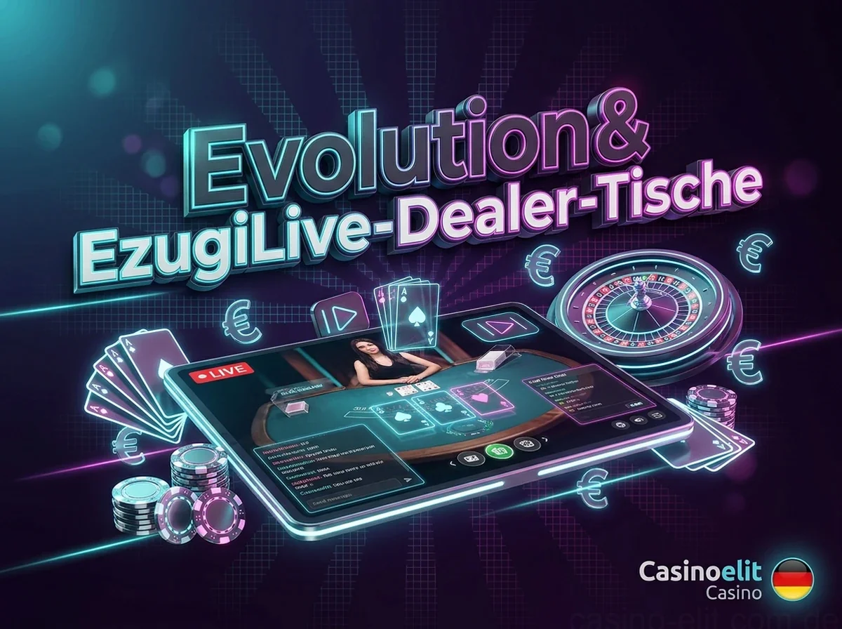Evolution & EzugiLive-Dealer-Tische